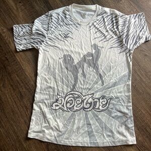 Muay Thai Kickboxing BJJ Jiu Jitsui White MMA Compression Graphic T-Shirt large